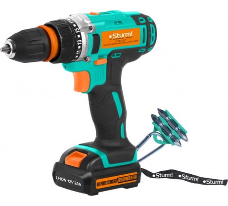 Аккумуляторная дрель-шуруповерт Sturm CD3212LT