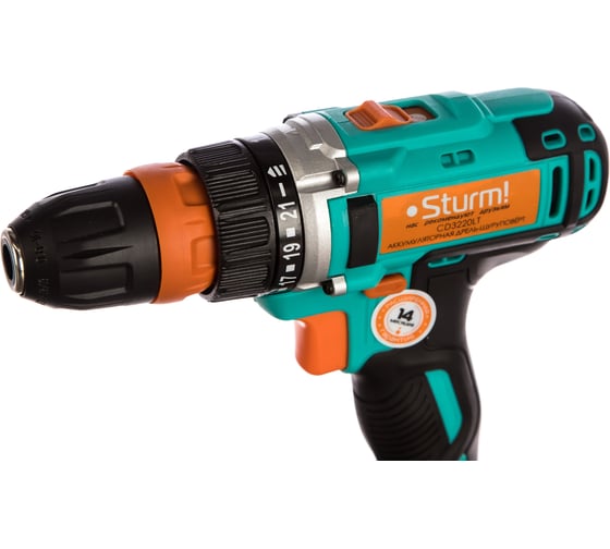 Аккумуляторная дрель-шуруповерт Sturm CD3220LT