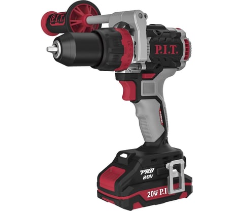 Ударная бесщеточная аккумуляторная дрель P.I.T. X-DRIVER 20 В, 110 Нм, мет. патрон 13 мм, 2 ск., 2 АКБ 4 Ач, ЗУ, кейс PSB20H-13C/2