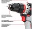 Ударная аккумуляторная бесщеточная P.I.T. X-DRIVER 20 В, 75 Нм, патр. 13 мм, 2 ск., АКБ 2 АЧ, ЗУ, кейс PSB20H-13D/1 3