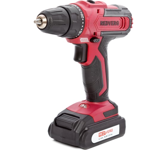 Аккумуляторная дрель-шуруповерт REDVERG RD-SD18L/2Y