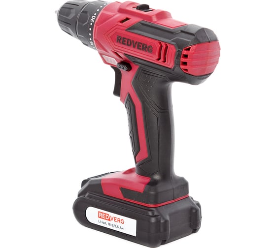 Аккумуляторная дрель-шуруповерт REDVERG RD-SD18L/2Y