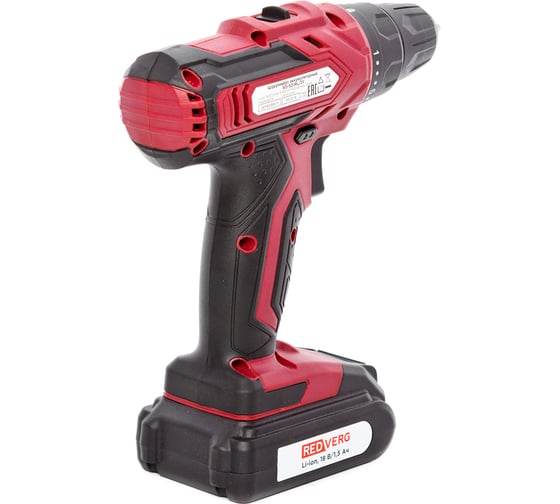 Аккумуляторная дрель-шуруповерт REDVERG RD-SD18L/2Y