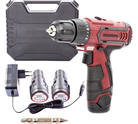 Аккумуляторная дрель-шуруповерт REDVERG RD-SD10L/2Y 6628688