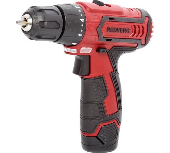 Аккумуляторная дрель-шуруповерт REDVERG RD-SD10L/2Y 6628688