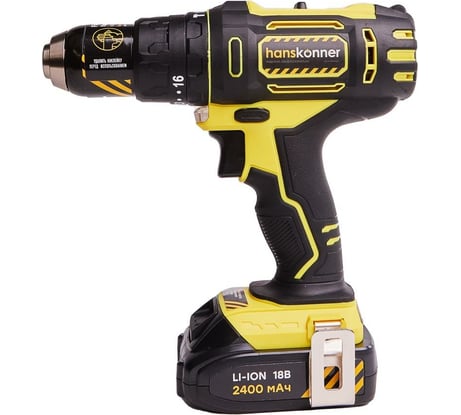 Аккумуляторная ударная дрель-шуруповерт Hanskonner HCD1838RI