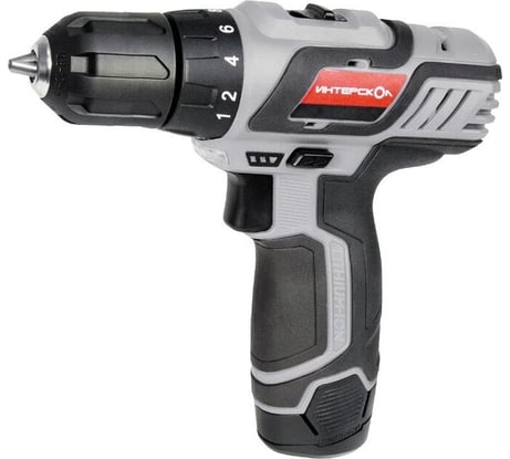 Аккумуляторная дрель-шуруповерт ИНТЕРСКОЛ ДА-12ЭР-01 534.0.1.01