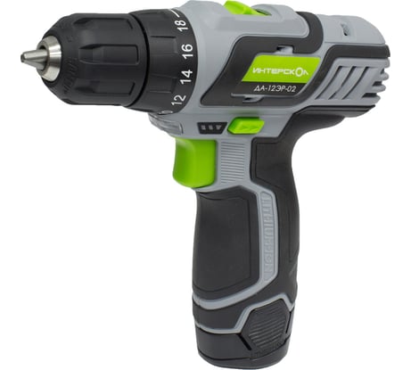 Аккумуляторная дрель-шуруповерт Интерскол ДА-12ЭР-02 ДМ 595.3.2.00