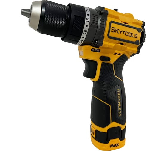 Аккумуляторная ударная дрель-шуруповерт Absolut SKytools (2.0 Ач х 2, 16В) SK7004