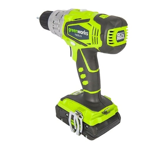Ударная аккумуляторная дрель-шуруповерт GreenWorks 3802407