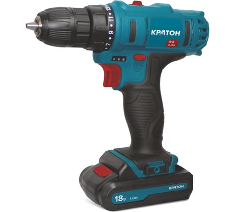 Аккумуляторная дрель-шуруповерт Кратон CD-18-Li-2,0 3 11 01 057