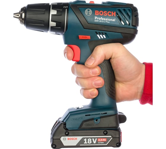 Аккумуляторная дрель-шуруповерт Bosch GSR 18-2-LI Plus + ящик для инструмента Toolbox PRO 0615990L29