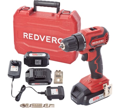 Аккумуляторный бесщеточный шуруповерт REDVERG RD-S18MBL/U 6679856