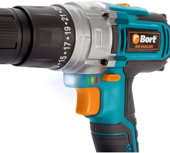 Аккумуляторная дрель-шуруповерт BORT BAB-24x2Li-XDK 93727284