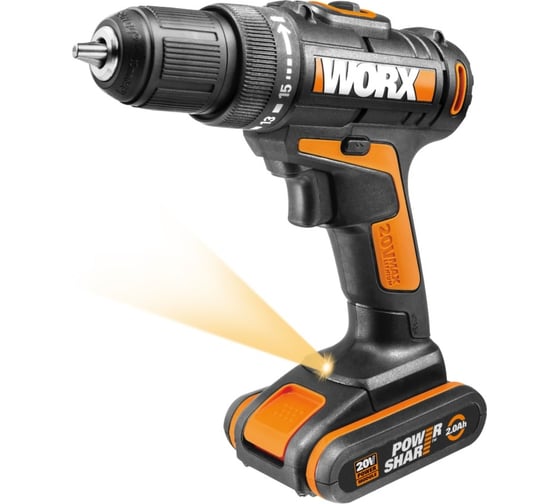 Аккумуляторная дрель-шуруповерт WORX WX101