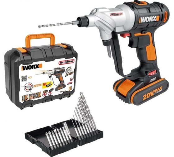 Аккумуляторная дрель-шуруповерт WORX Switchdriver WX176.2