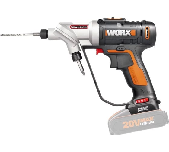Аккумуляторная дрель-шуруповерт WORX Switchdriver без АКБ и ЗУ WX176.9