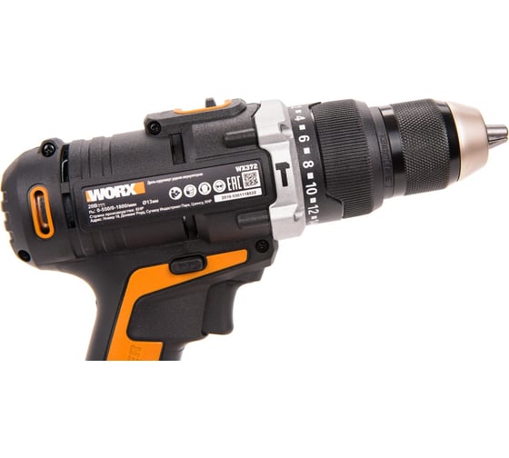Аккумуляторная ударная дрель-шуруповерт WORX WX372