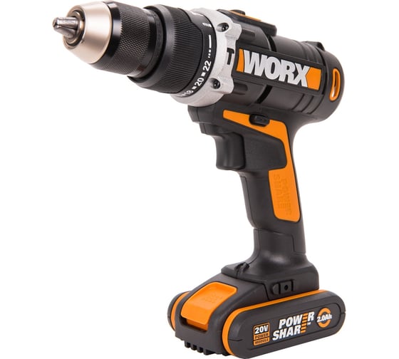 Аккумуляторная ударная дрель-шуруповерт WORX WX372