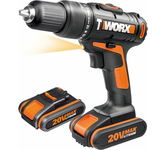 Аккумуляторная ударная дрель-шуруповерт WORX WX371.1