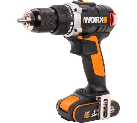 Аккумуляторная дрель-шуруповерт WORX BL 20В WX175