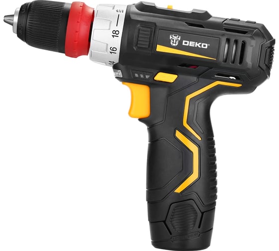 Аккумуляторная дрель-шуруповерт DEKO GCD12DU3 063-4082