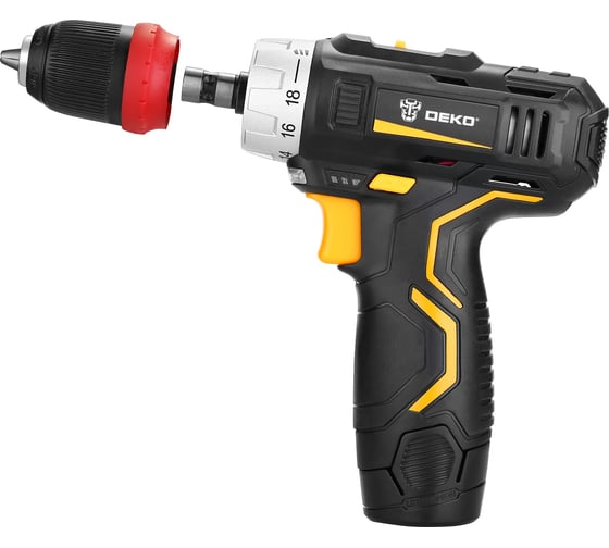 Аккумуляторная дрель-шуруповерт DEKO GCD12DU3 063-4082