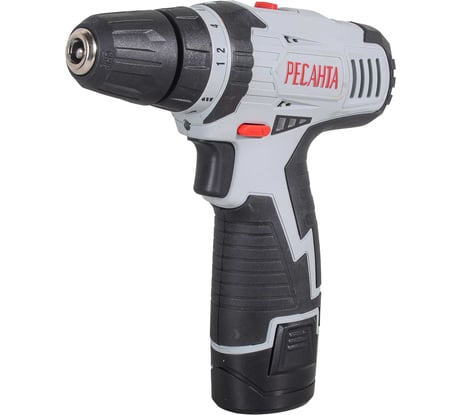 Аккумуляторная дрель-шуруповерт Ресанта ДА-12-2Л 75/14/1