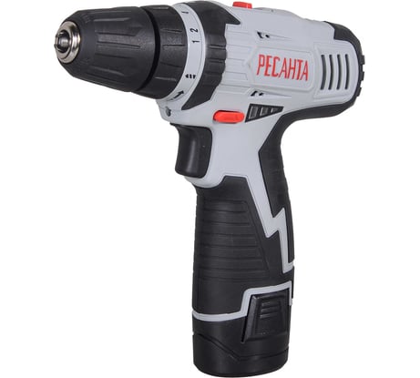 Аккумуляторная дрель-шуруповерт Ресанта ДА-12-2ЛК 75/14/2