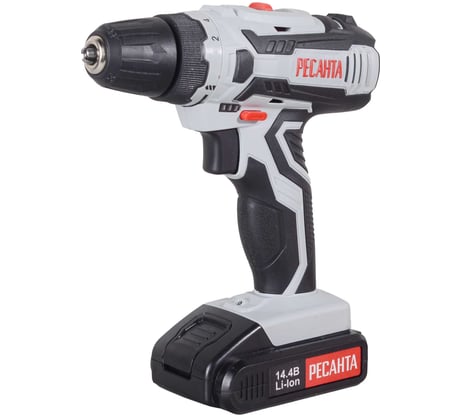 Аккумуляторная дрель-шуруповерт Ресанта ДА-14-2ЛК 75/14/4