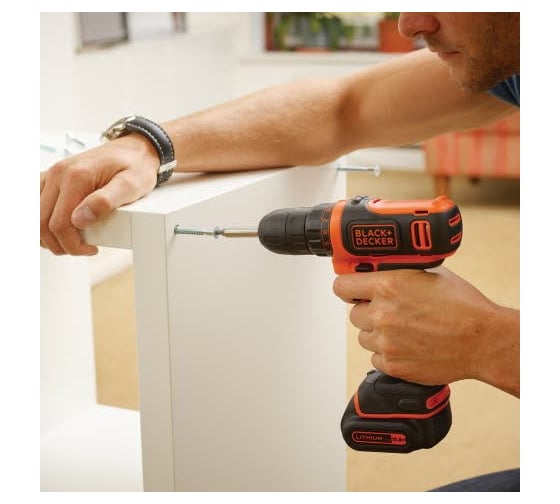 Дрель-шуруповерт Black&Decker BDCDD12K