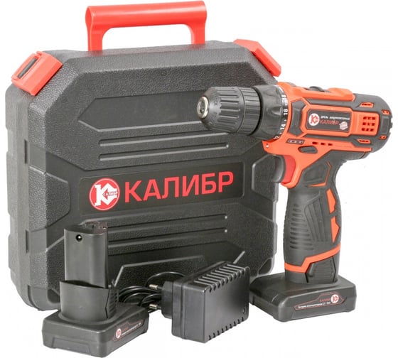 Аккумуляторная дрель-шуруповерт Калибр ДА-18-2М+ 00000075099