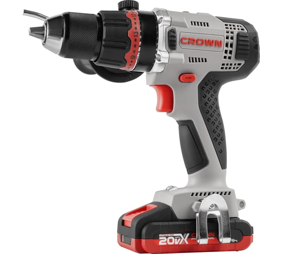 Аккумуляторная дрель-шуруповерт Crown CT21076HMX-2 BMC