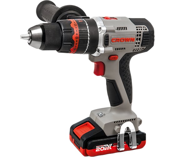 Аккумуляторная ударная дрель-шуруповерт Crown CT21075HMX-2 BMC