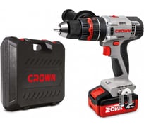 Аккумуляторная ударная дрель-шуруповерт Crown CT21075HMX-4 BMC