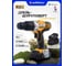 Дрель-шуруповерт JCB аккумуляторная (-18CD-B-E) 18V, max 45Nm в комплекте с зарядным устройством (-18VFC-E) 2.4A и батареей аккум(-20LI-E) 2.0AH JCB-18CD-2XB-E(57236) 2