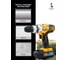 Дрель-шуруповерт JCB аккумуляторная (-18DD-B-E) 18V, max 45Nm в комплекте с зарядным устройством (-18VFC-E) 2.4A и батареей аккум(-20LI-E) 2.0AH JCB-18DD-2X-E(57237) 6
