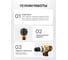 Дрель-шуруповерт JCB аккумуляторная 18V, max 65Nm, без аккумулятора JCB-18BLDD-B-E(57242) 3