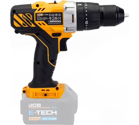 Аккумуляторная дрель-шуруповерт JCB 18 V, макс 45 Нм, без аккумулятора, -18CD-B-E(57257) JCB-18CD-B-E(57257)