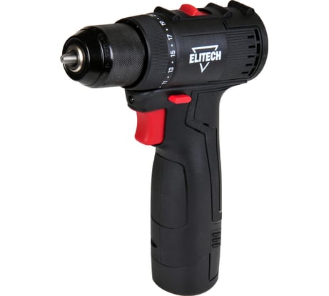 Аккумуляторная дрель-шуруповерт Elitech ДА 10.8БЛ2 E2201.037.01 204842