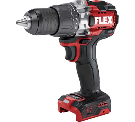 Аккумуляторная двухступенчатая дрель FLEX DD 2G 18.0-EC HD C с тубро режимом 531272