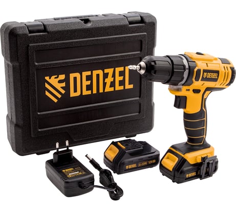 Аккумуляторная дрель-шуруповерт DENZEL CDL-12-02 26101