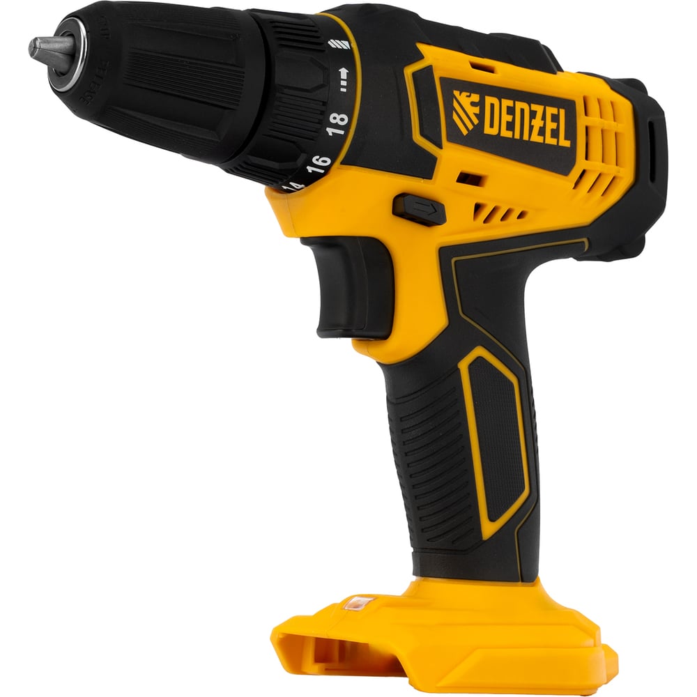 Аккумуляторная дрель-шуруповерт Denzel cdl-18-0, li-ion, 18 В
