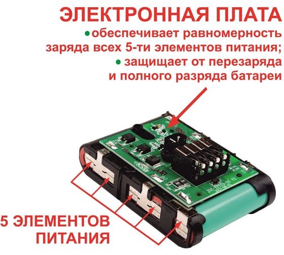 Аккумуляторная дрель-шуруповерт бесщеточная RWS ДА-18BL/N/ 6526