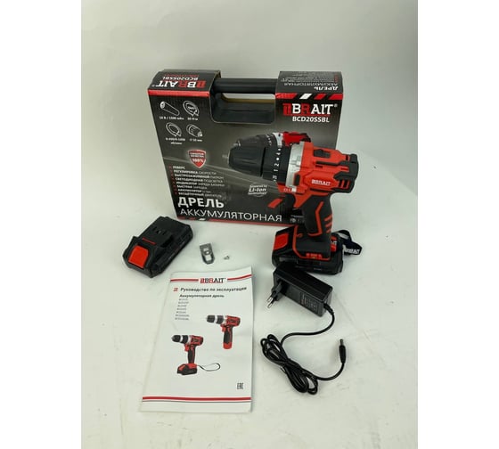 Аккумуляторная дрель BRAIT BCD20SSBL 21.01.083.070