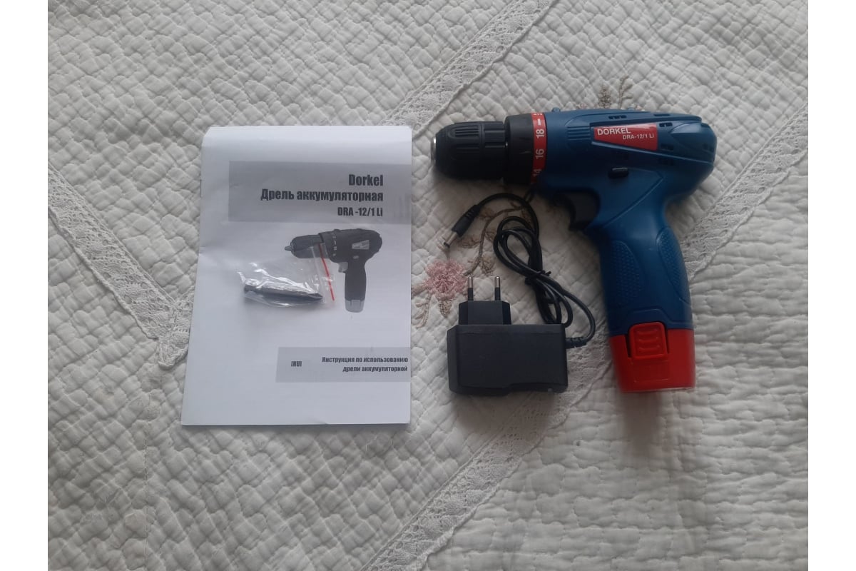 Аккумуляторная дрель-шуруповерт Dorkel DRA-12/1 Li DR-3402 - выгодная ...
