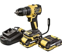 Дрель аккумуляторная Hanskonner 1BatterySystem HCD2065BLC
