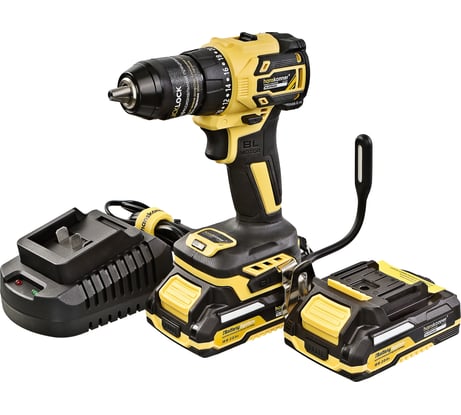 Дрель аккумуляторная Hanskonner 1BatterySystem HCD2065BLC