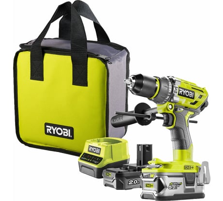 Бесщеточная ударная дрель-шуруповерт Ryobi ONE+ R18PD7-252S 5133004391