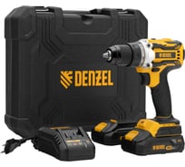 Дрель-шуруповерт аккумуляторная Denzel bldl-18-02 li-ion, 18 в 26140